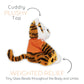 Warm Pals The Tiger Clemson University University Mascot CU - Heatable Coolable Bedtime Comfort Plushie 1.5lbs - Cozy Microwavable Lavender Scented