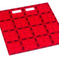 Playmags Super Durable Building Stabilizer Set, Great Add On to All Magnet Tiles Sets Works with All Leading Brands 1-12"x12" & 4-6"x6" (Colors May