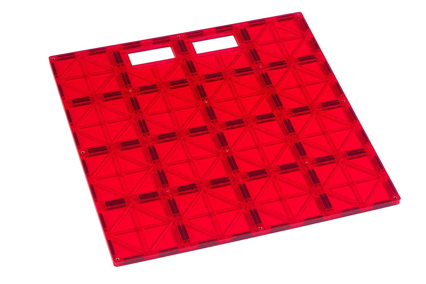 Playmags Super Durable Building Stabilizer Set, Great Add On to All Magnet Tiles Sets Works with All Leading Brands 1-12"x12" & 4-6"x6" (Colors May