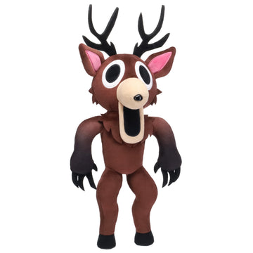 PhatMojo 99 Nights in The Forest - 12.5” Deluxe Plush - The Deer - Series 1 - Includes DLC Codes Redeemable on Roblox - Floppy Stuffed Animal Plush