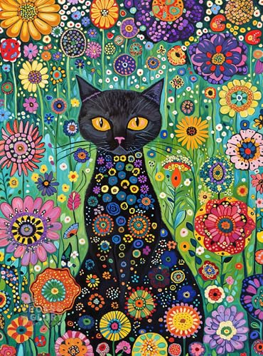 Cross & Glory | Jigsaw Puzzles for Adults | Petals and The Midnight Cat