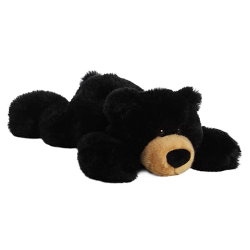Aurora® Snuggly Hugga-Wug Bear™ Stuffed Animal - Comforting Companion - Imaginative Play - Black 12 Inches