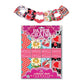 eeBoo: Valentine Paper Chain - 120 Links, No Glue Needed for Assembly, Four Different Patterned Links to Mix and Match, Paper Chain When Completed is