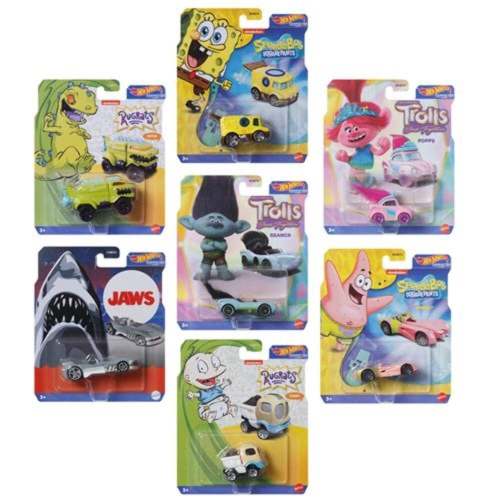 Hot Wheels Jaws Movie Shark Character Car 1:64 Diecast