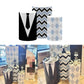 ittsmnt Cylinder Covers Set of 3 Pieces Black Stripes Bow Tie Pedestal Plinth Stand Covers Boys Baby Shower Birthday Party Tablecloth Decorations (Set