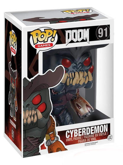 Funko POP Games: Doom - Cyberdemon Action Figure, 6"