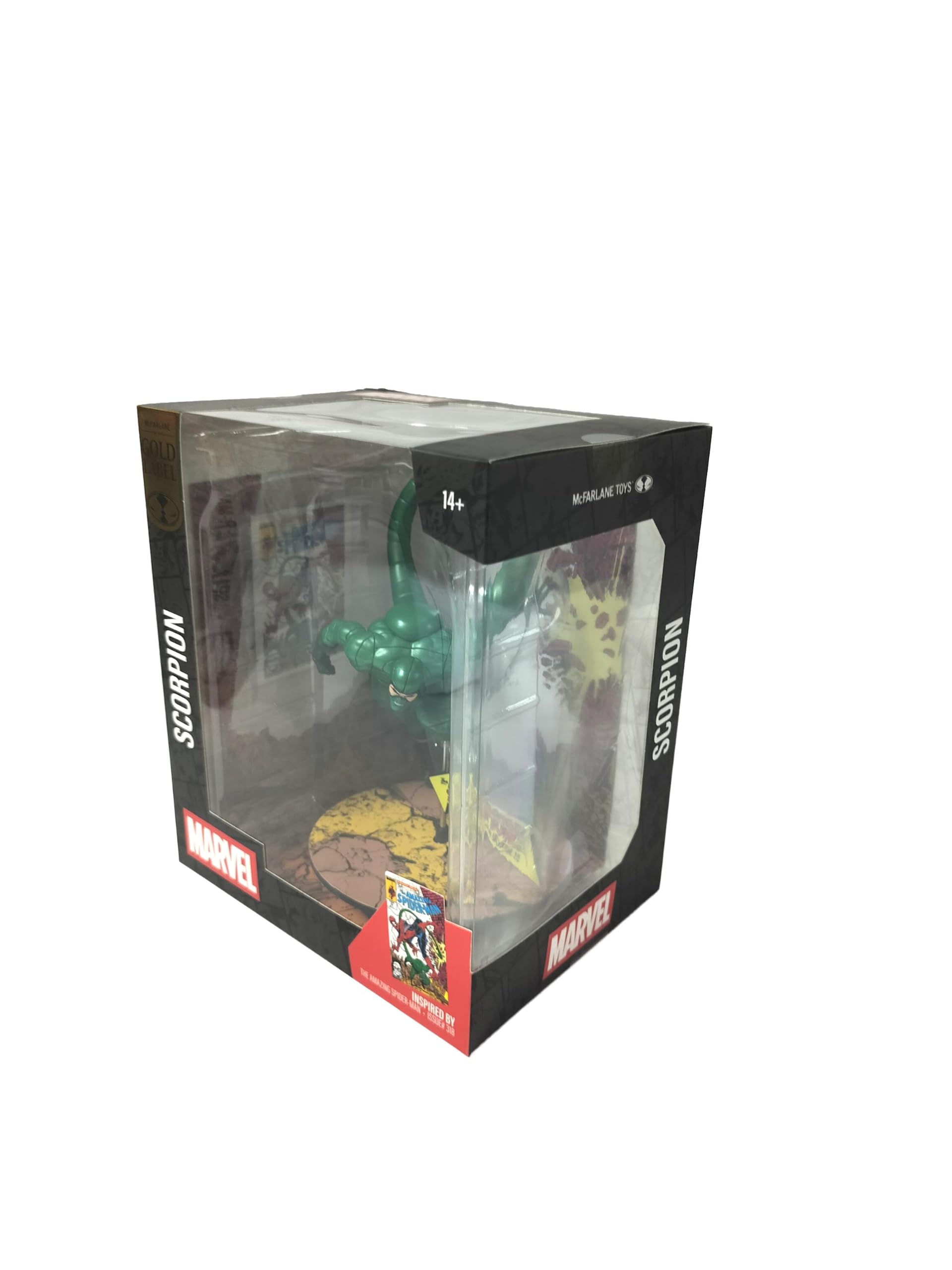 McFarlane Marvel Collection Statue 1/10 Spider-Man (Amazing Spider-Man #318) (Line Art) (Gold Label)