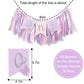 Pink & Purple Butterfly 1st Highchair Banner for Girls - Spring Butterfly One Party Decor & Cake Smash Photo Prop