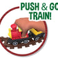 LINCOLN LOGS-Sawmill Express Train - 101 Parts - Real Wood Logs - Buildable Train Track-Ages 3+ - Best Retro Building Gift Set for Boys/Girls-Creative