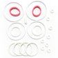 Game Room Guys White Ring Kit for Chicago Coin Super Star Pinball Machine