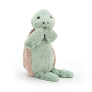 Jellycat Bashful Turtle Stuffed Animal, Medium 12 inches - Reptile Plush Toy - Classic Children's Gift