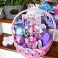 Sophia's Hot Pink Doll Eyeglasses with Plastic Oval Frame & Flower Print Fabric Case Accessory 2 Piece Set for 18" Dolls, Hot Pink