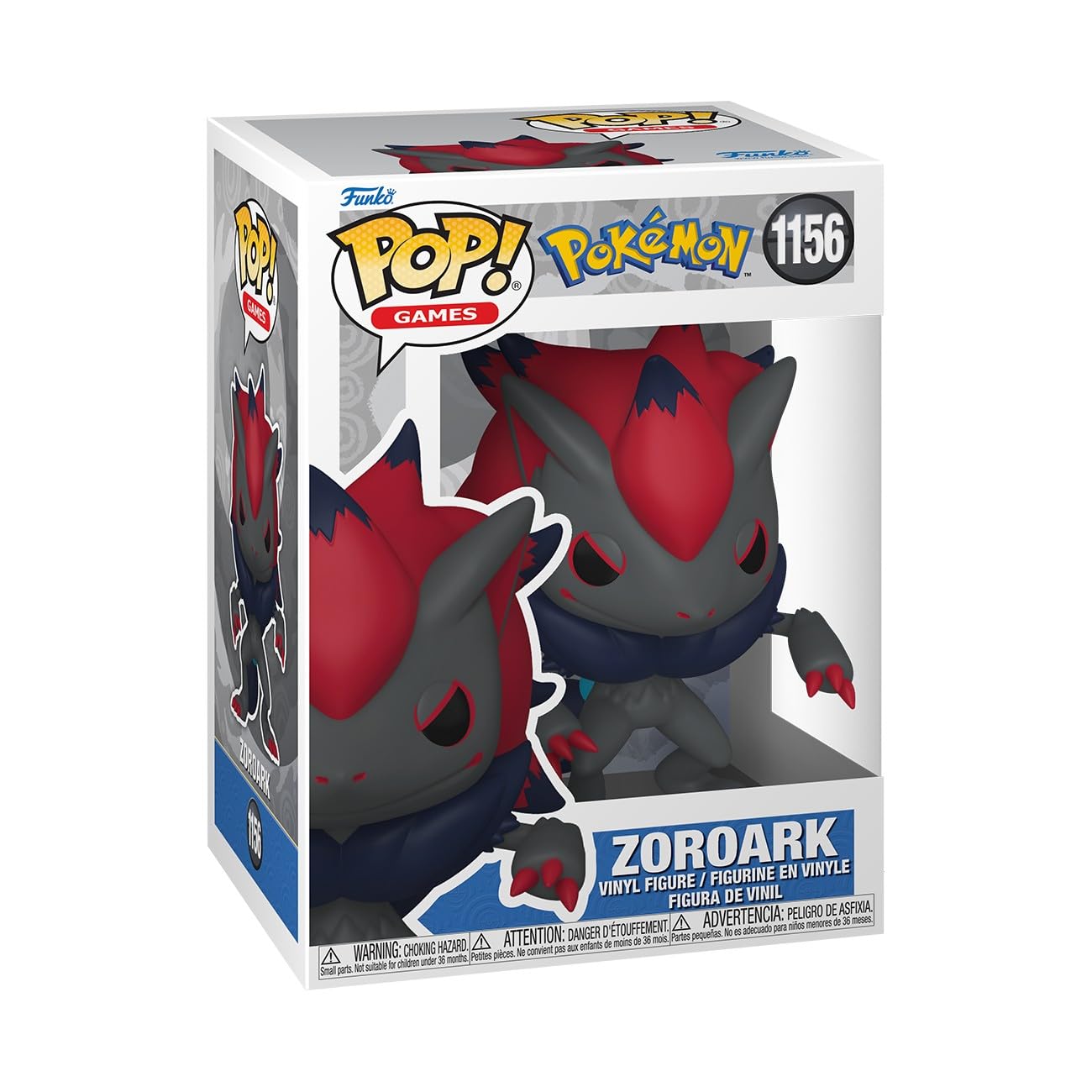 Funko Pop! Games: Pokemon - Zoroark - Collectable Vinyl Figure - Gift Idea - Official Merchandise - Toys for Kids & Adults - Video Games Fans - Model