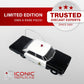 Iconic Replicas 1964 Ford Galaxie 500 Police Car: Mayberry Sheriff (White/Black) 1:43 Diecast Model