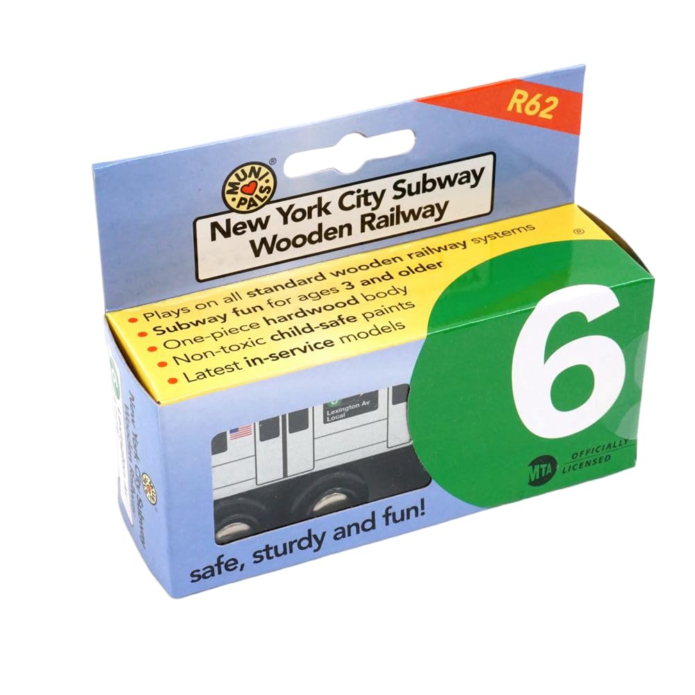 MUNI PALS MP01-11X6 Wooden Subway Car NYC Lexington Ave Pelham Express R62 6 Train