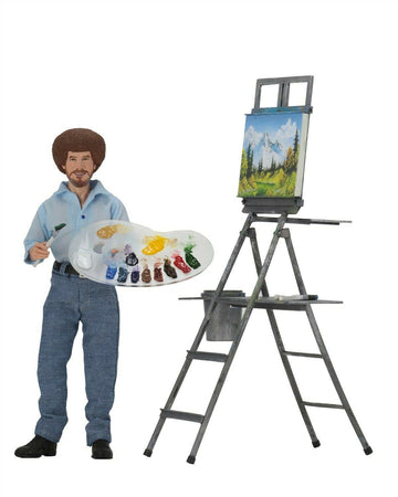 NECA - Bob Ross - 8” Clothed Action Figure - Bob Ross