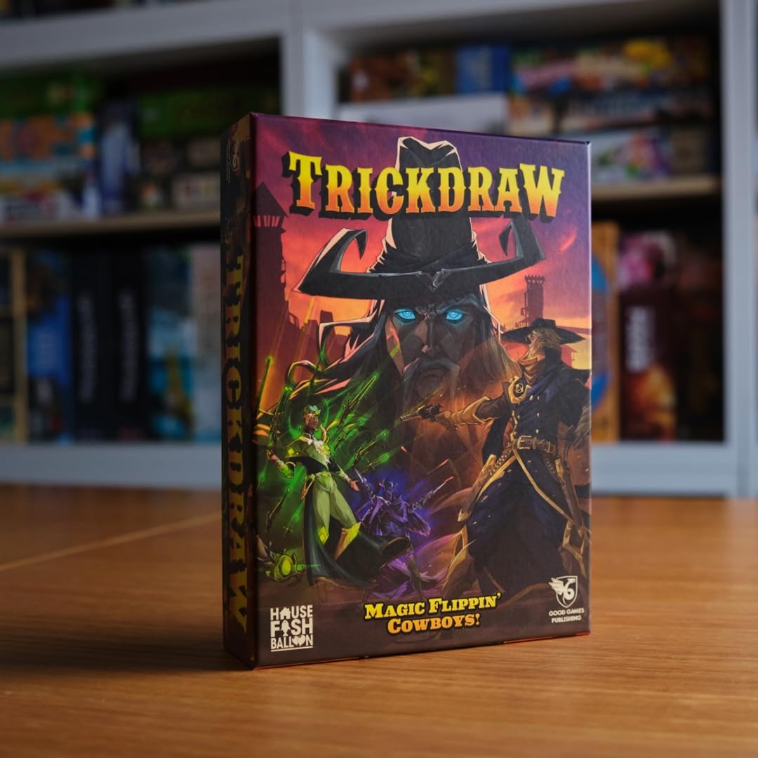 TRICKDRAW - Fast Paced Card Game, Magic Flippin' Cowboys! by Good Games Publishing, Strategy