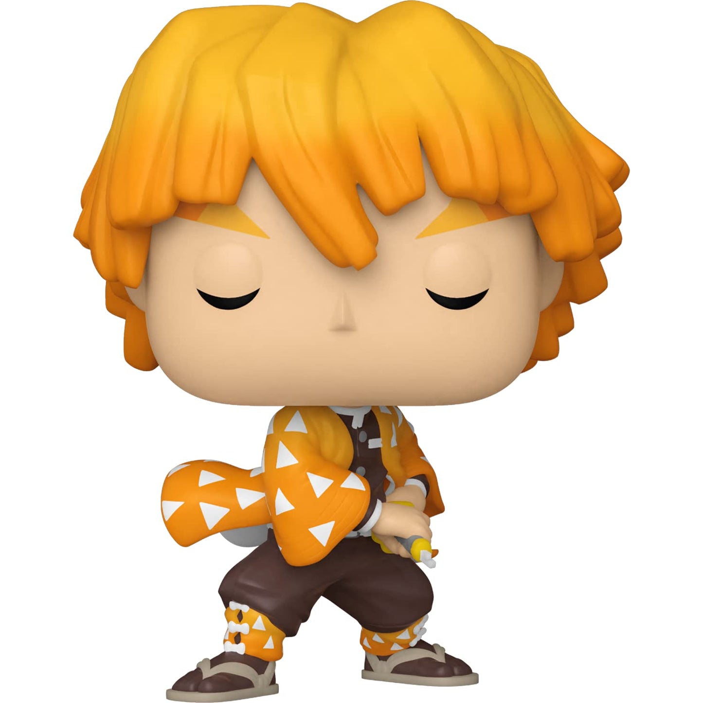 Funko Zenitsu Agatsuma: P o p ! Animation Vinyl Figurine Bundle with 1 Compatible 'ToysDiva' Graphic Protector (869-49012 - B)