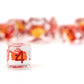 FanRoll Dragon StormTM Inclusion Resin Dice Set: Red Dragon