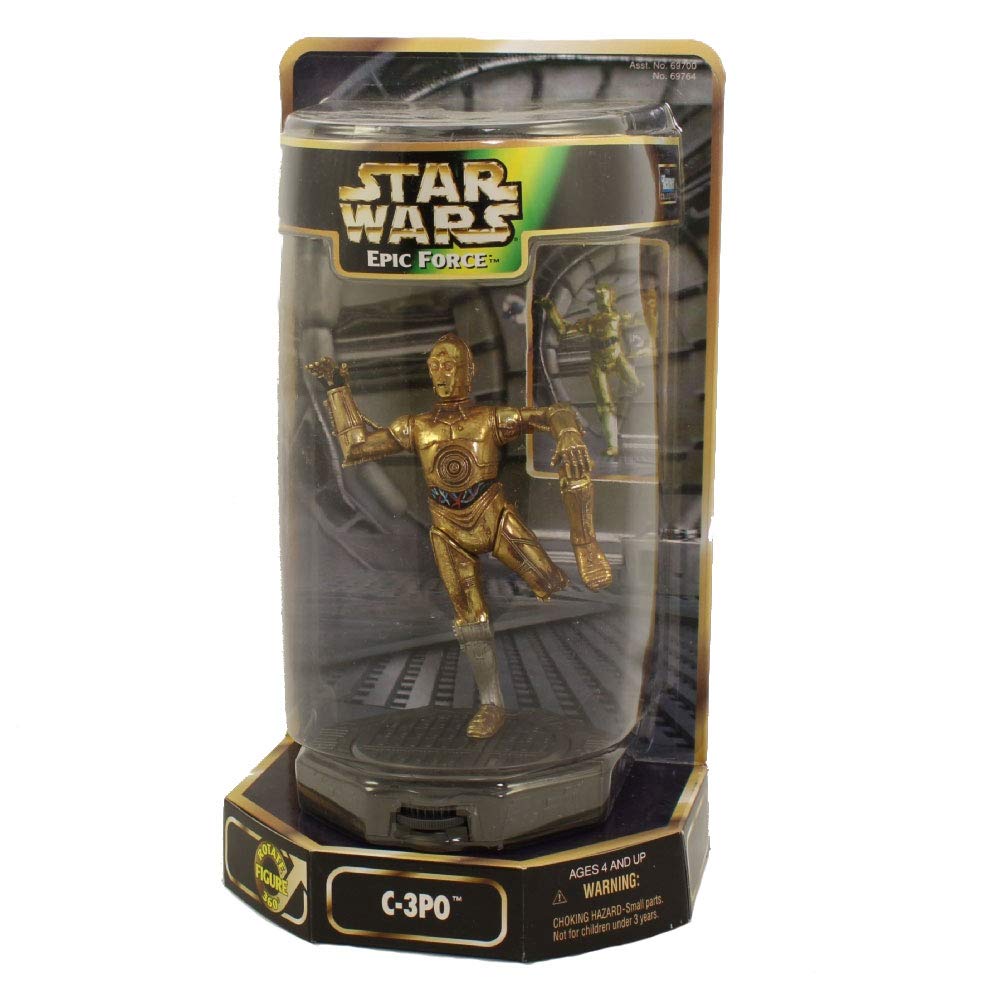 STAR WARS EPIC FORCE C-3PO ROTATE FIGURE 360 DEGREES