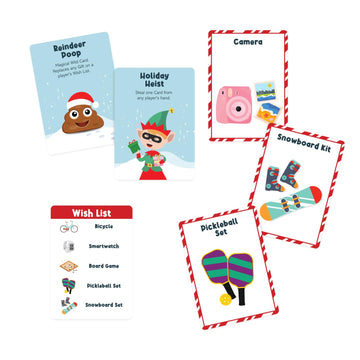 University Games, Reindeer Poop Card Game, Fast-Paced Card Game for Family Fun, Ages 8+, Sneaky Elves & Surprises
