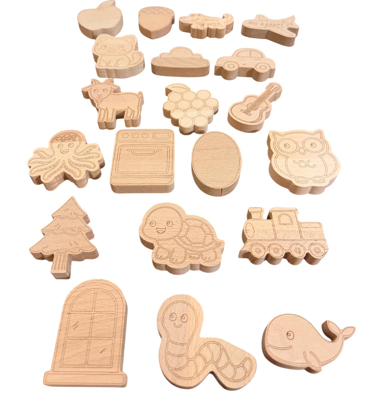Speech Starters Builder Sounds Kit: Wooden Phonemic Awareness Toy - Hands-On Learning Kit for Toddlers & Preschoolers