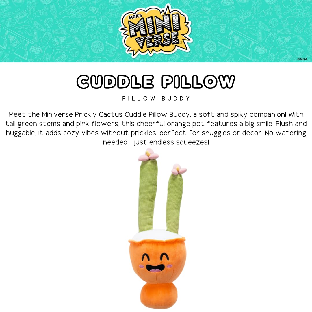 Collectibles Miniverse Cactus Bedding Super Soft Cozy Decorative Cuddle Pillow, (Officially Licensed Product) By Franco