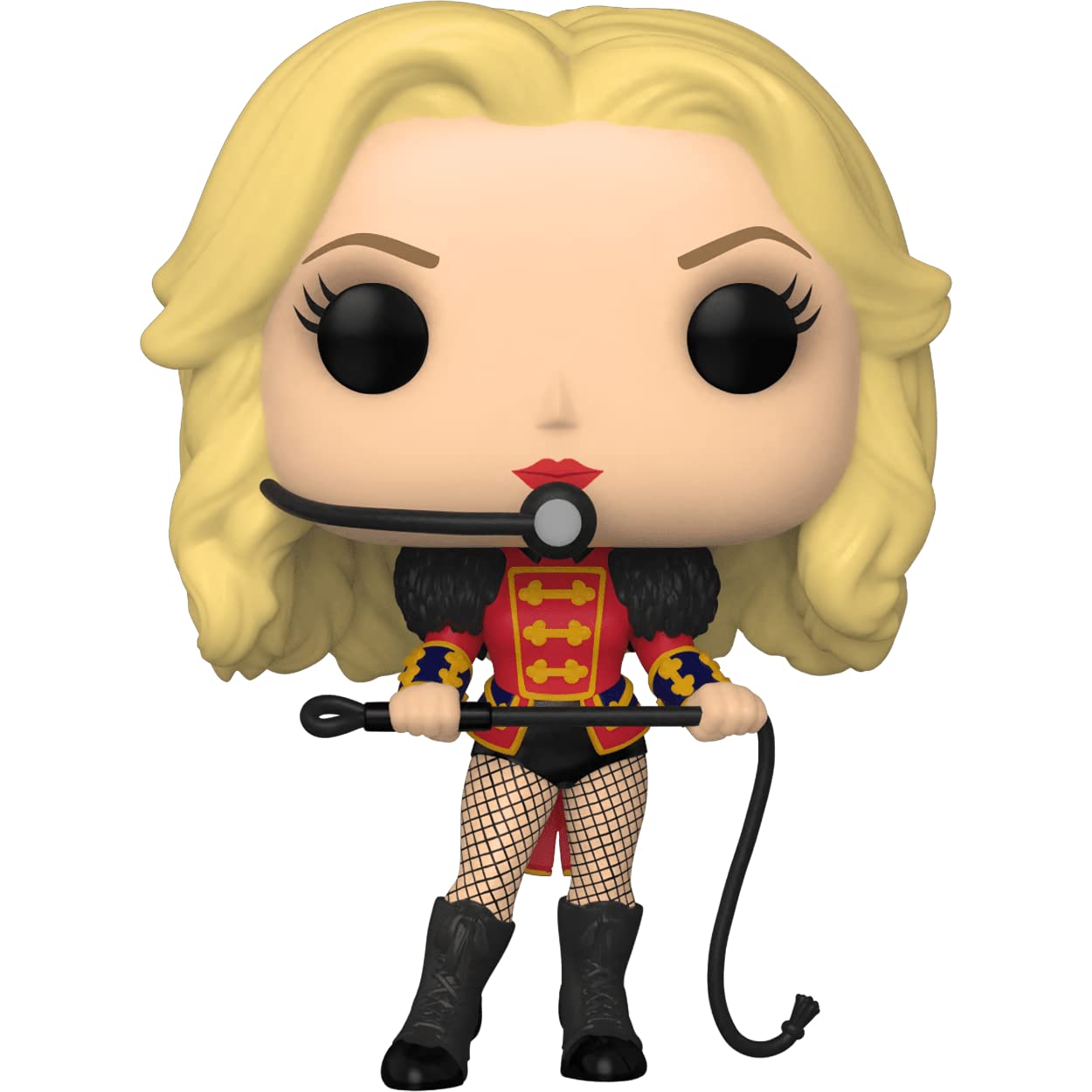 Funko Britney S p e a r s : P o p ! Rocks Vinyl Figurine Bundle with 1 Compatible 'ToysDiva' Graphic Protector (262-61435 - B)