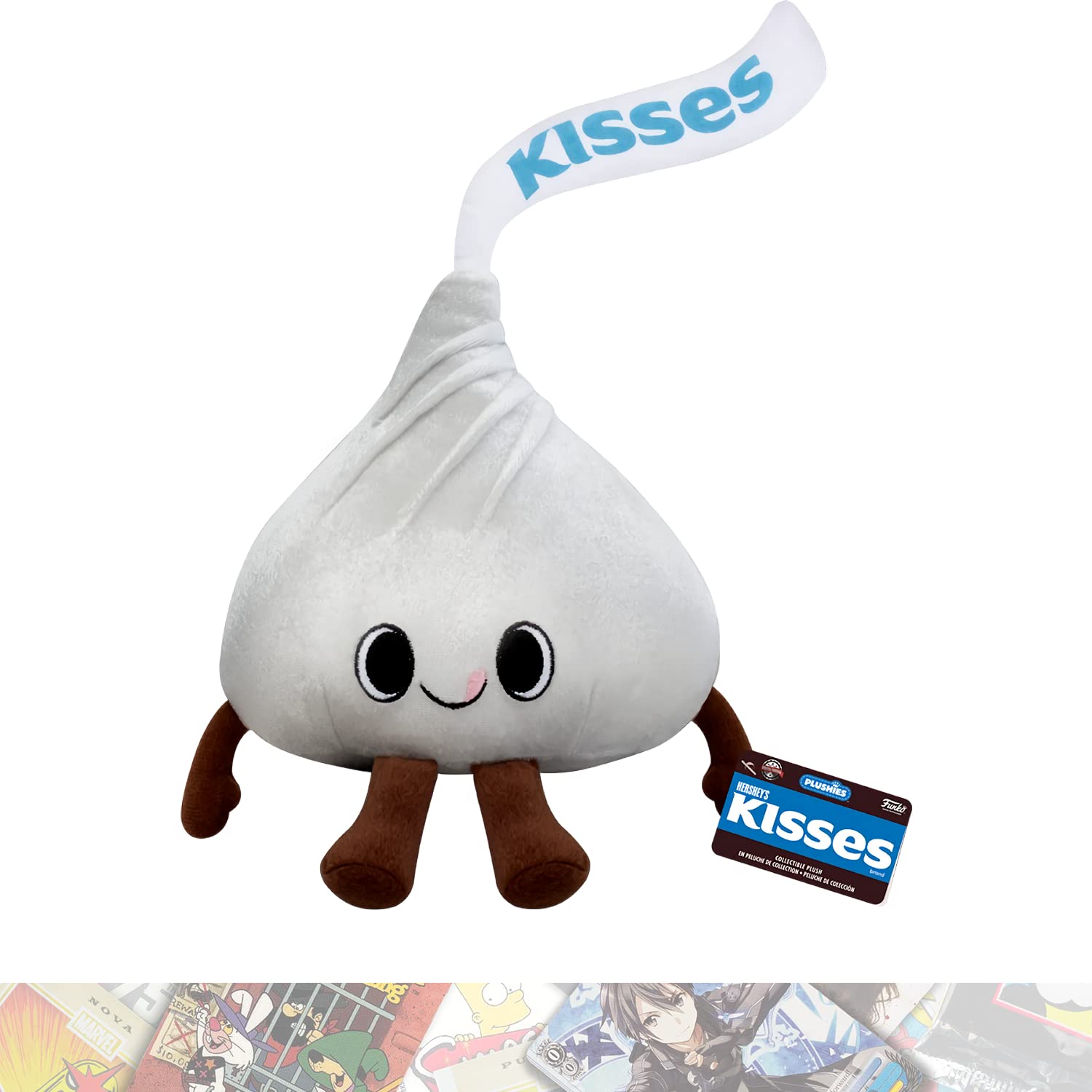 H e r s h e y 's K i s s e s : Ad Icons Vinyl Figurine Bundle with 1 F N A F Theme Compatible Trading Card (56214)