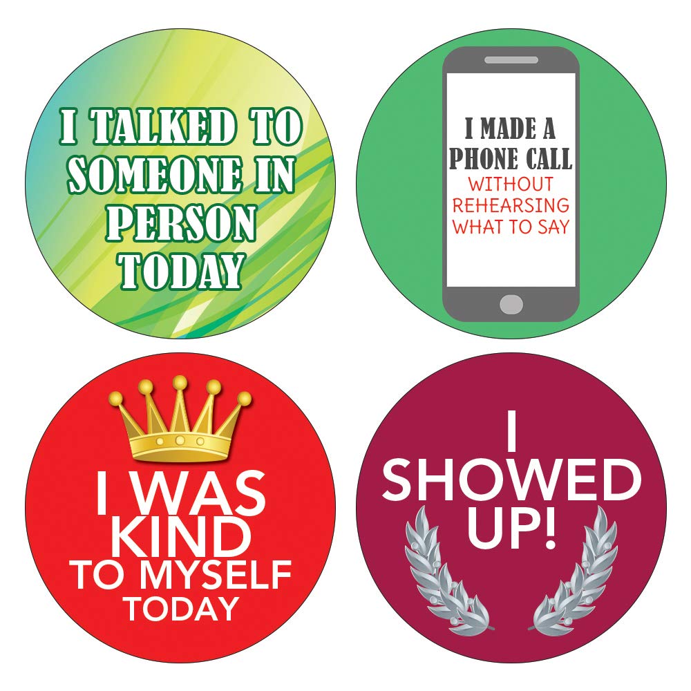 Creanoso Stickers for Adult Series 4 - Self Care (10-Sheet) - Premium Gift Set - Inspirational Sayings Quote Sticker Assorted Set - Gift Rewards Ideas