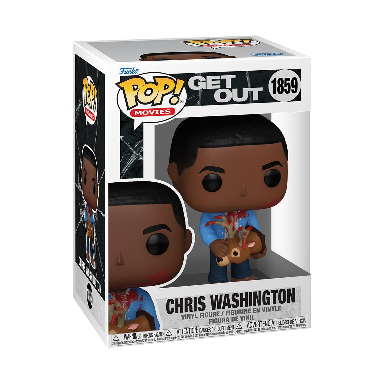 Funko POP Movies: Get Out - Chris Washington with Deer - Collectable Vinyl Figure - Gift Idea - Official Merchandise - for Kids & Adults - Horror Fans
