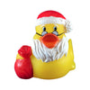 3" Rubber Duck [Sealed Hole, Floats Upright] - Baby Safe Bathtub Bathing Toy - Santa Rubber Duck 2