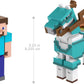 Mattel Minecraft Action Figure 2-Pack with Skeleton & Trap Horse Collectible Figures & Accessories, 3.25-inch Scale Toy Set