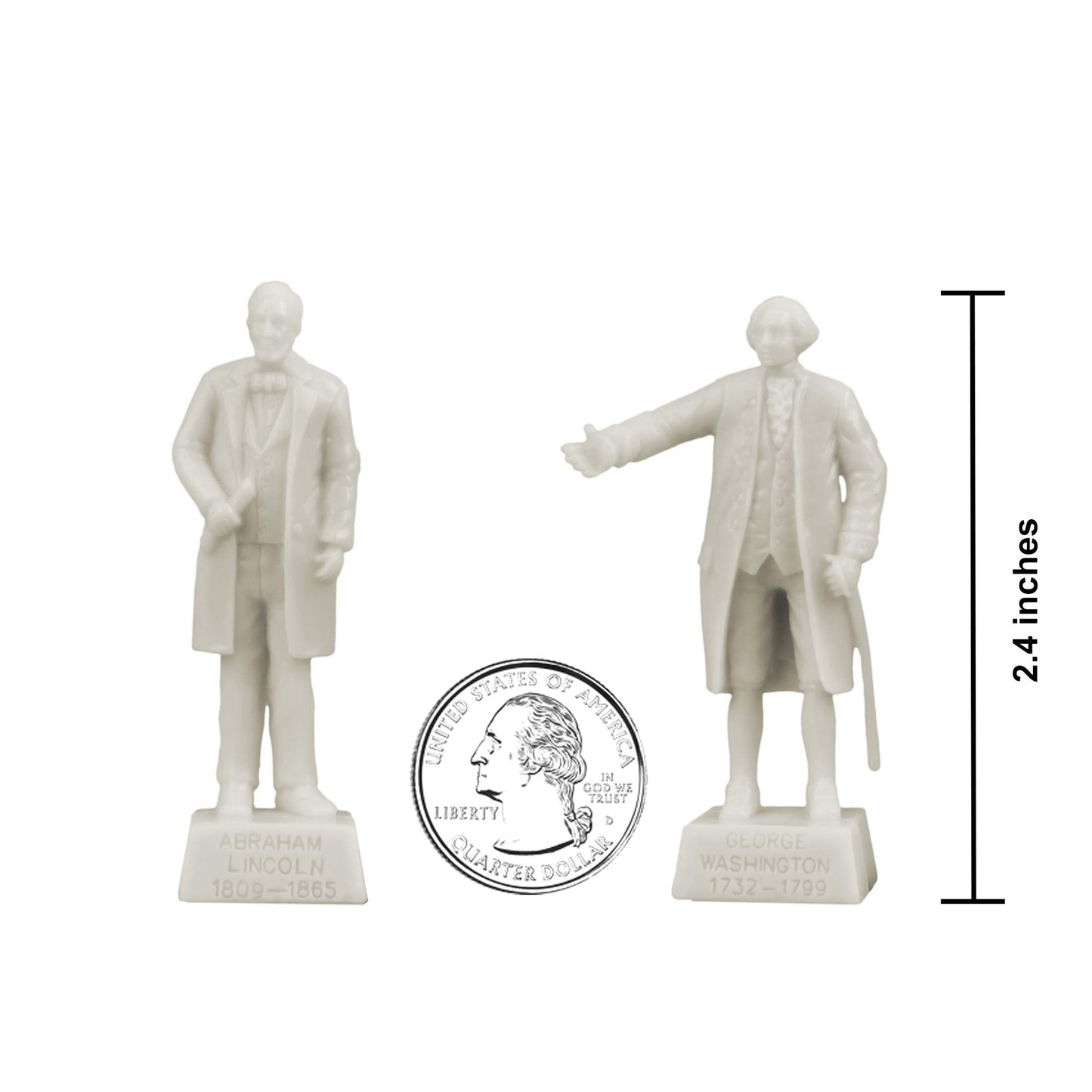 BMC Presidents of The United States Series 1: Plastic Figure 6pc Set