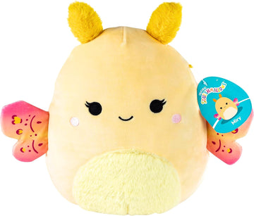 Squishmallows 10-Inch Miry The Yellow Moth Plush - Official Jazwares Ultra-Soft Squishy Stuffed Animal Plushie Cute Butterfly Collectible Pillow Toy