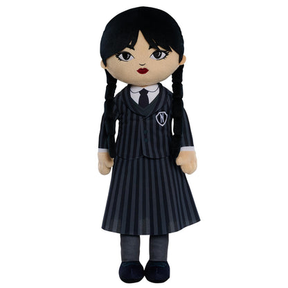 WEDNESDAY Large 15.5-inch Plush Doll, Ultra Soft Plush, Toy for Fans, Girls, Kids, Ages 3 and Up by Just Play
