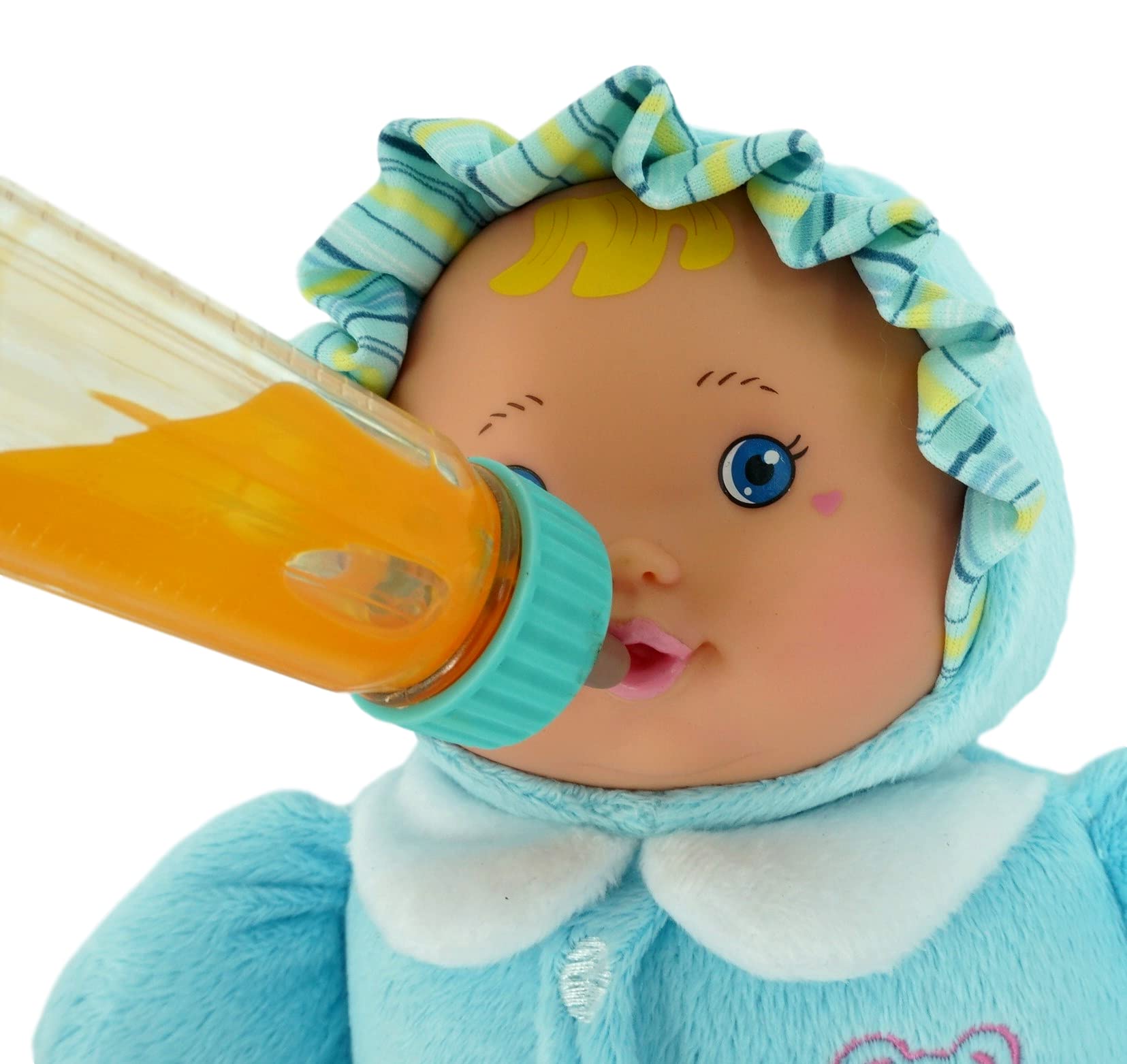 JA-RU Magic Baby Doll Bottles (4 Pack) - Milk and Juice Bottles, Baby Doll Accessories