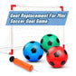 Anzmtosn 6" Small Kids Mini Soccer Balls Sports Toys, PVC for Beach Pool & Inflatables, Soft Balls (3 Pack)