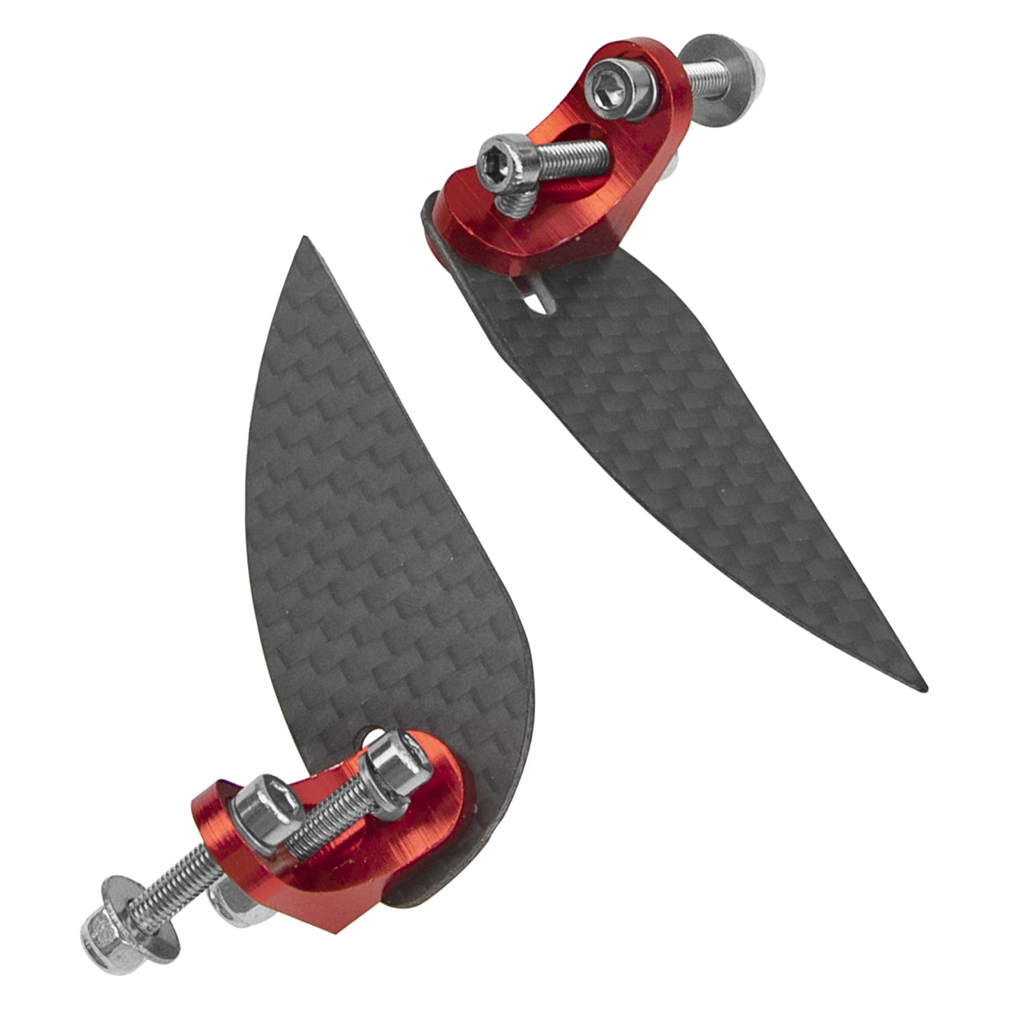 Vgoohobby Adjustable Carbon Fiber Turn Fins 55mmx 21mm RC Water Knife Fit for 60-70cm Electric Nitro Power Remote Control Boats