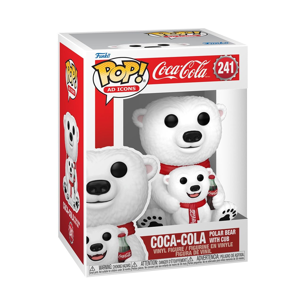 Funko POP & Buddy: Coca Cola Polar Bear-Cola - Bear & Cub - Collectable Vinyl Figure - Gift Idea - Official Merchandise - for Kids & Adults - Ad Icons