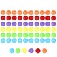 Witlans 60pcs Chinese Checker Game Replacement Balls,6 Solid Color 14mm Acrylic Marbles for Marble Run, Aggravation Traditional Games