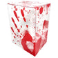 BattleCat Zone Red Blood Splatter Box Protector - 0.5mm Thick Protective Plastic Case Compatible with 4-Inch Funko Pop Figures - 2-Buckle Design