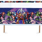 Losede 2pcs Superhero Tablecloth Table Cover, for Superhero Theme Birthday Party Supplies Decorations (70" x 42")