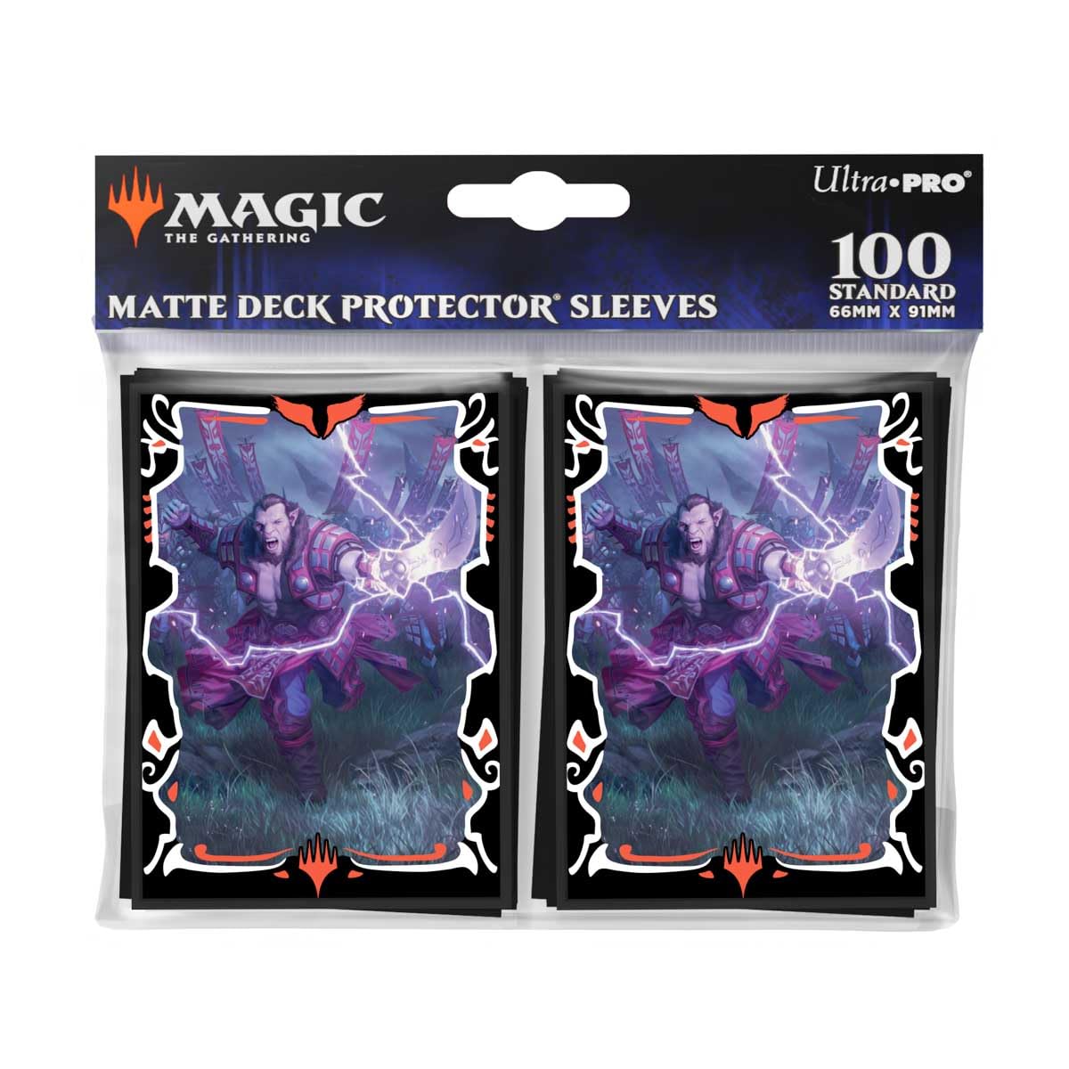 Ultra PRO - Tarkir Dragonstorm Zurgo Stormrender (Mardu Surge Commander Deck) 100ct Deck Protector Sleeves for Magic: The Gathering | Magic Gathering