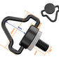 6pcs M4 Screws for DJI RC/RC 2 / RC Pro/Smart Remote Controller Lanyard
