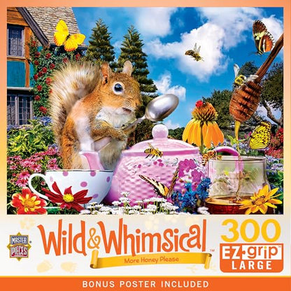 MasterPieces 300 Piece EZ Grip Jigsaw Puzzle - More Honey Please - 18"x24"