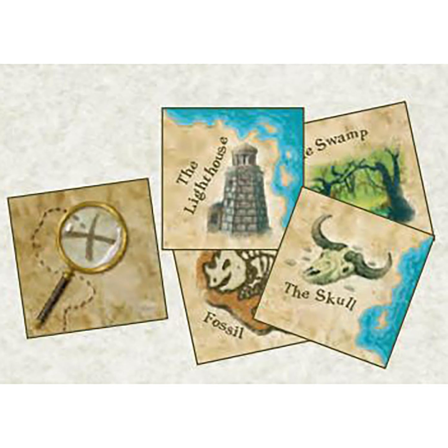 Rio Grande Games Morgan's Magic Map Tile Placement Strategy Board Game, 2-4 Players, Ages 10+