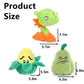 JHESAO 3 PCS Plants and Zombies Snapdragon Plush Plants Sets Zombies Toy Snapdragon, 1 2 Stuffed Soft Squash Doll, Corn PVZ Plushies Figure Doll Chili