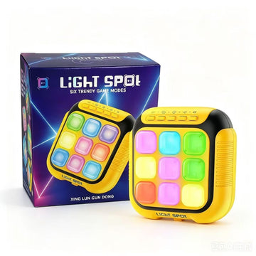 CIZOSYU Electronic Tic Tac Toe Handheld Game - 6-in-1 Travel Puzzle Console, Fast-Paced Portable Entertainment, Gift-Ready Packaging
