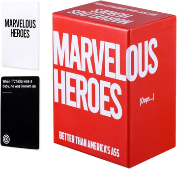xvuzeqt Super Heroes Card Game Card Games for Adults and Family, Party Games for Game Night